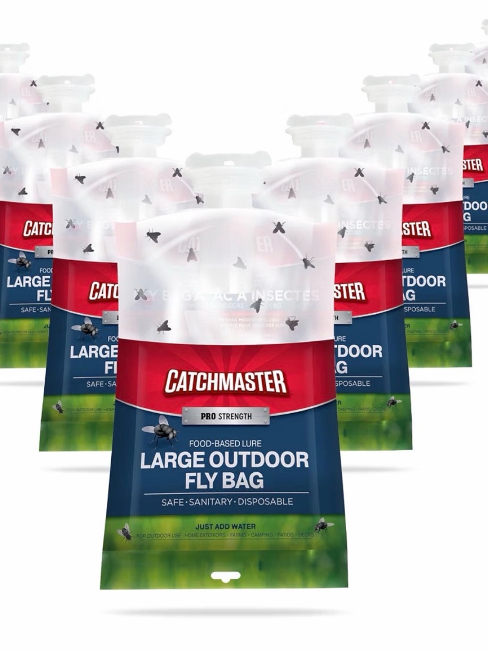 Large Outdoor Fly Bag - Blue/Green